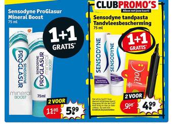 Kruidvat Sensodyne proglasur mineral boost aanbieding