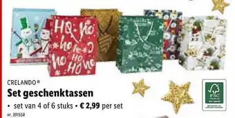 Lidl Crelando set geschenktassen aanbieding