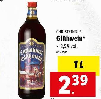 Lidl Christkindl glühwein aanbieding