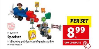 Lidl Playtive speelset aanbieding