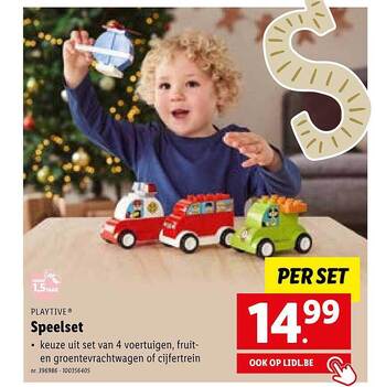 Lidl Playtive speelset aanbieding