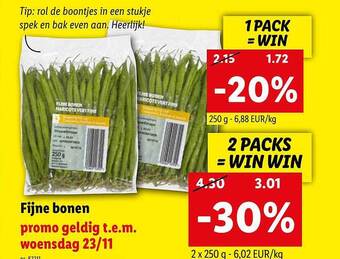 Fijne bonen