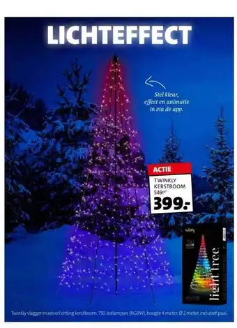 Intratuin Twinkly kerstboom aanbieding