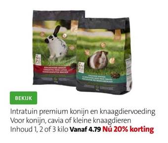 Intratuin Intratuin premium konijn en knaagdiervoeding aanbieding