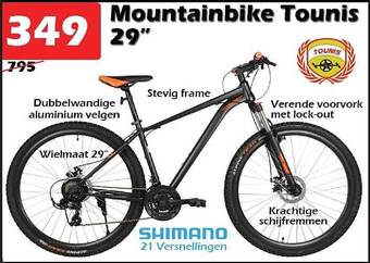 iTEK Mountainbike tounis 29 aanbieding