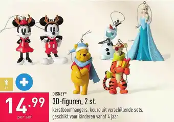 ALDI Disney 3dfiguren, 2 st aanbieding
