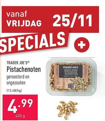ALDI Trader joe's pistachenoten aanbieding