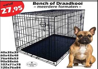 Bench of draadkooi