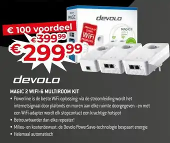Exellent Devolo magic 2 wifi-6 multiroom kit aanbieding