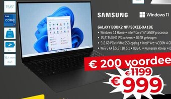 Exellent Samsung galaxy book2 NP750XEE-XA1BE aanbieding