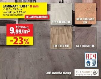 Hubo Laminaat loft aanbieding