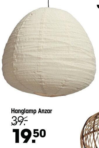 Kwantum Hanglamp Anzar aanbieding