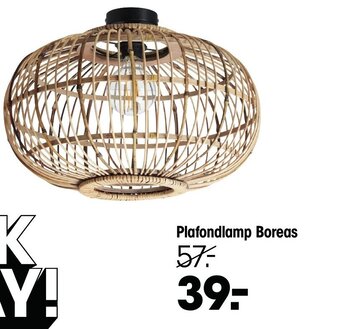 Kwantum Plafondlamp boreas aanbieding