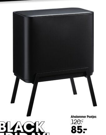 Kwantum Afvalemmer pootjes aanbieding