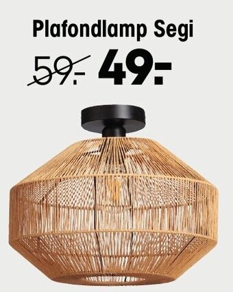 Kwantum Plafondlamp Segi aanbieding