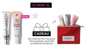 ICI PARIS XL Een Erborian Mini Discovery Kit bij aankoop vanaf €50 aan Erborian producten aanbieding