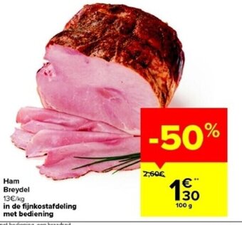 Carrefour Market Ham Breydel aanbieding