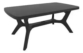 Keter Allibert tuintafel Baltimore grafietgrijs L 177 x B 100 cm