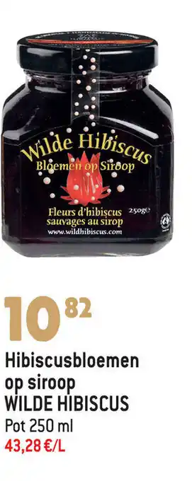 Wilde Hibiscus Hibiscusbloemen op Siroop Pot 250ml