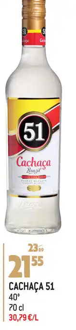 Louis Delhaize Cachaca 51 70cl aanbieding