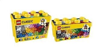 LEGO Classic 10696 Creative Brick Box Medium + 10698 Creative Brick Box Large