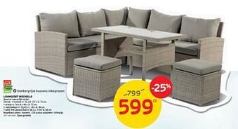 Brico Loungeset rochelle central park aanbieding