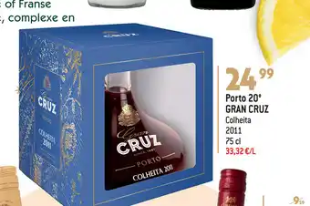 Gran Cruz Porto 20 Colheita 2011 75cl
