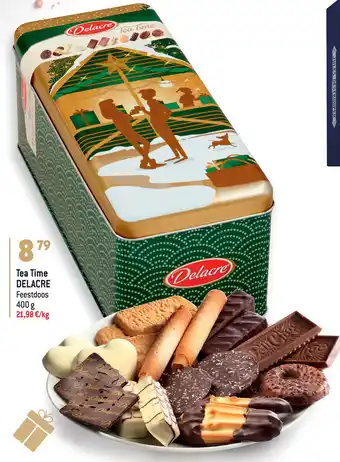 Louis Delhaize Delacre Tea Time Feestdoos 400g aanbieding