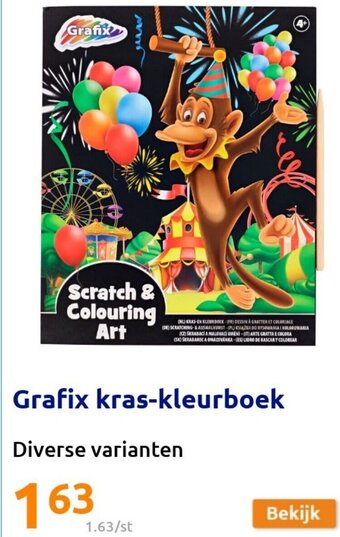 Action Grafix Kras-kleurboek aanbieding