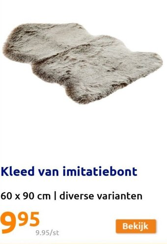 Kleed van Imitatiebont 60 x 90cm