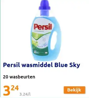 Action Persil Wasmiddel Blue Sky 20 Wasbeurten aanbieding