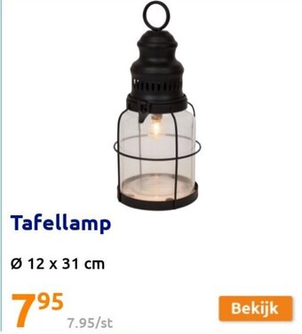 Action Tafellamp 12 x 31cm aanbieding
