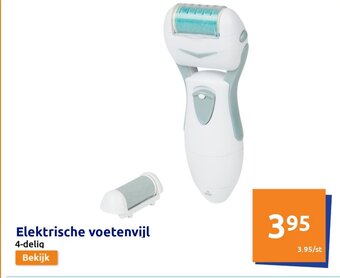 Action Elektrische Voetenvijl 4 Delig aanbieding