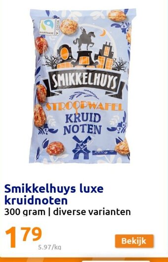 Action Smikkelhuys Luxe Kruidnoten 300gram aanbieding