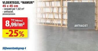 Hubo Vloertegel namur aanbieding