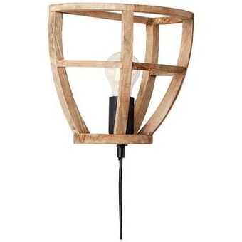 Leen Bakker Brilliant wandlamp Matrix - beige - 25 cm - Leen Bakker aanbieding