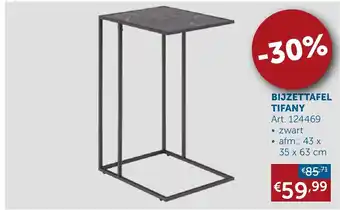 Zelfbouwmarkt Bijzettafel Tiffany Art. 124469 aanbieding