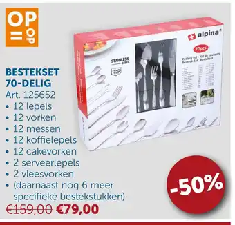 Bestekset 70-delig
