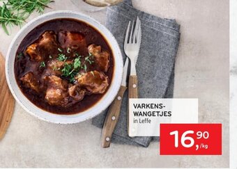 Varkenswangetjes in leffe
