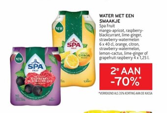 Water met een smaakje