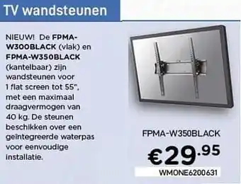CompuDeals Newstar tv wandsteunen fpma-w350black aanbieding