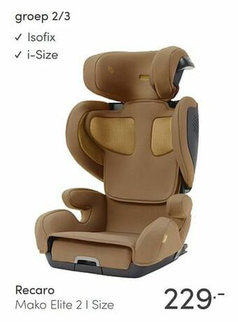 Baby & Tiener Recaro mako elite 2 i size aanbieding