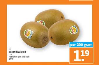 Albert Heijn Zespri kiwi gold aanbieding