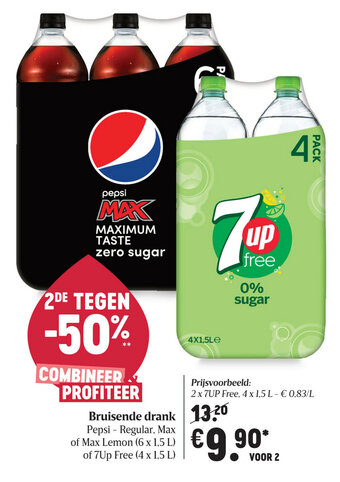 Delhaize Bruisende drank aanbieding