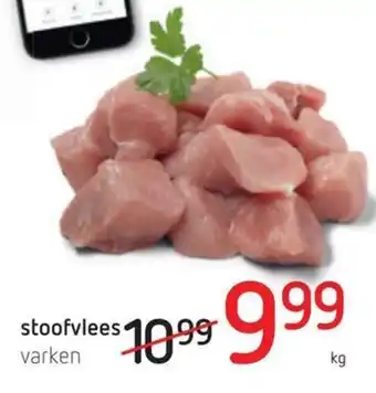 Spar Colruyt Stoofvles varken aanbieding