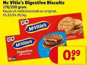 Kruidvat Mc vitie`s digestive biscuits aanbieding