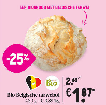 Bio Belgische tarwebol