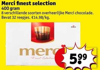Kruidvat Merci finest selection aanbieding