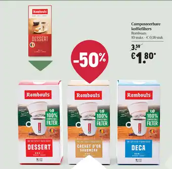 Composteerbare koffiefilters