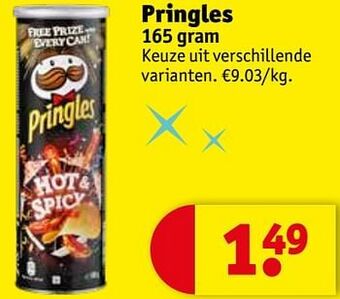 Kruidvat Pringles aanbieding